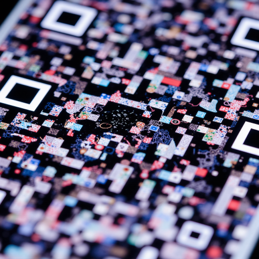 微信公众号二维码，黑色边框正方形，中央显示印刷未来公众号标识，周围环绕微信扫描提示图案，白色背景